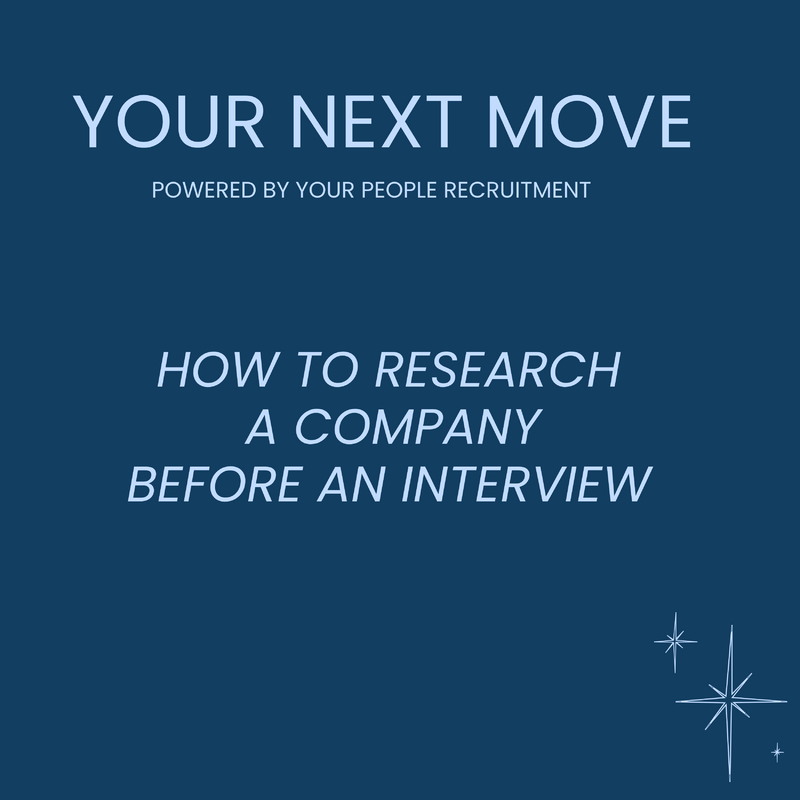 How to research a company before an interview
